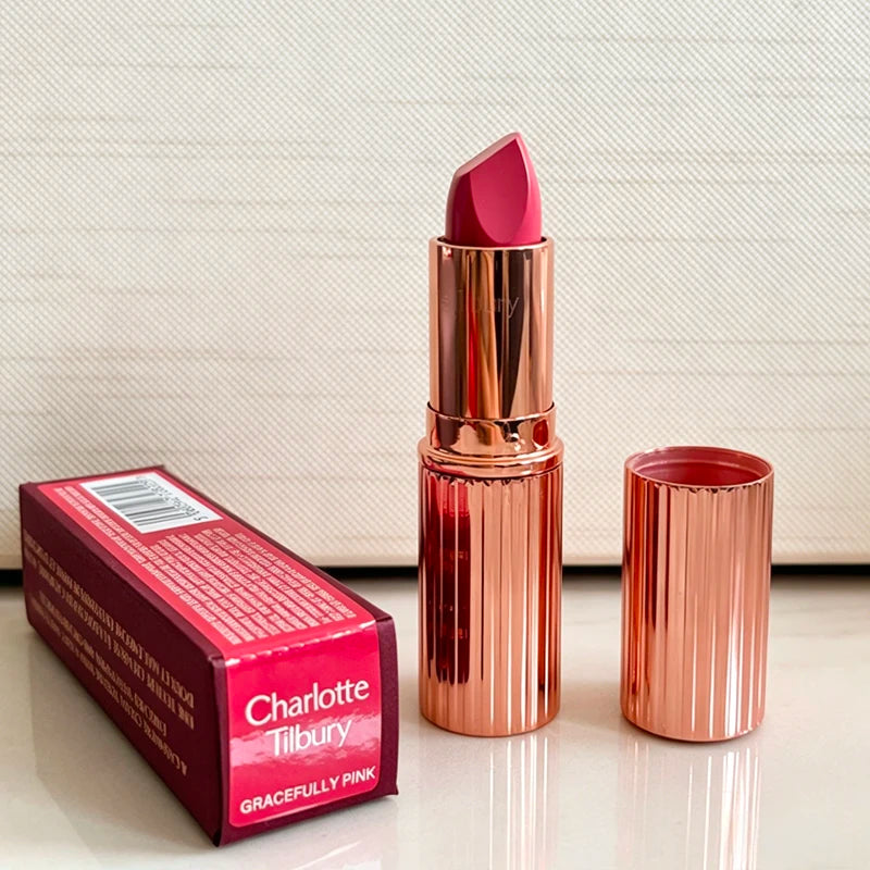 Charlotte Tilbury Makeup Lipstick Walk of No Shame Graceful Pink Pillow Talk Moisturizing Plumping Lip Gloss Strawberry Vanilla