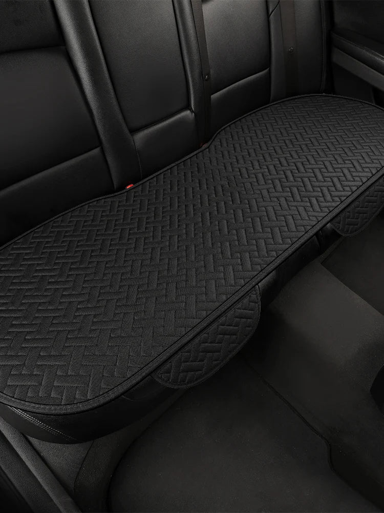 Car seat cushion, all season universal linen, driver's seat cover, small waist, single piece three piece set, half pack