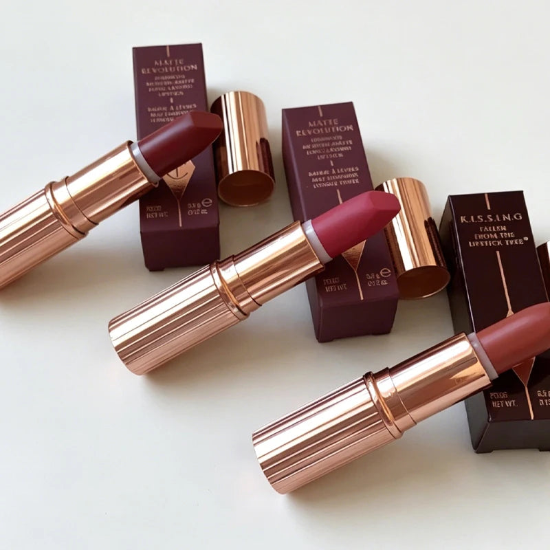 Charlotte Tilbury Makeup Lipstick Walk of No Shame Graceful Pink Pillow Talk Moisturizing Plumping Lip Gloss Strawberry Vanilla