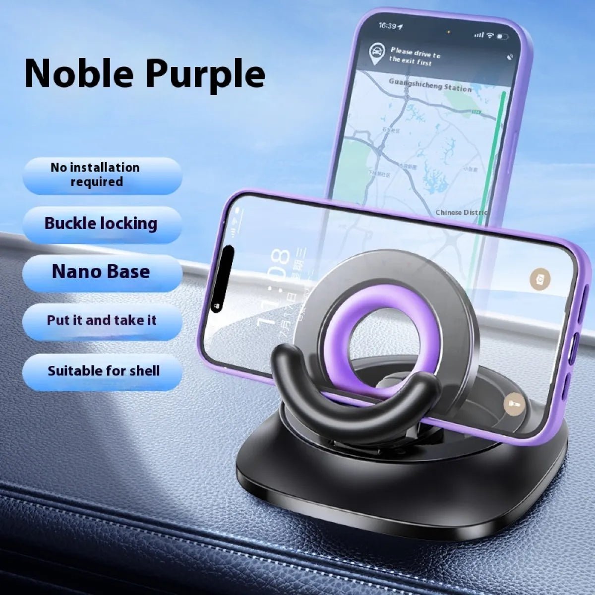 Adjustable Car Mount Magnetic Phone Holder - NovaNexa