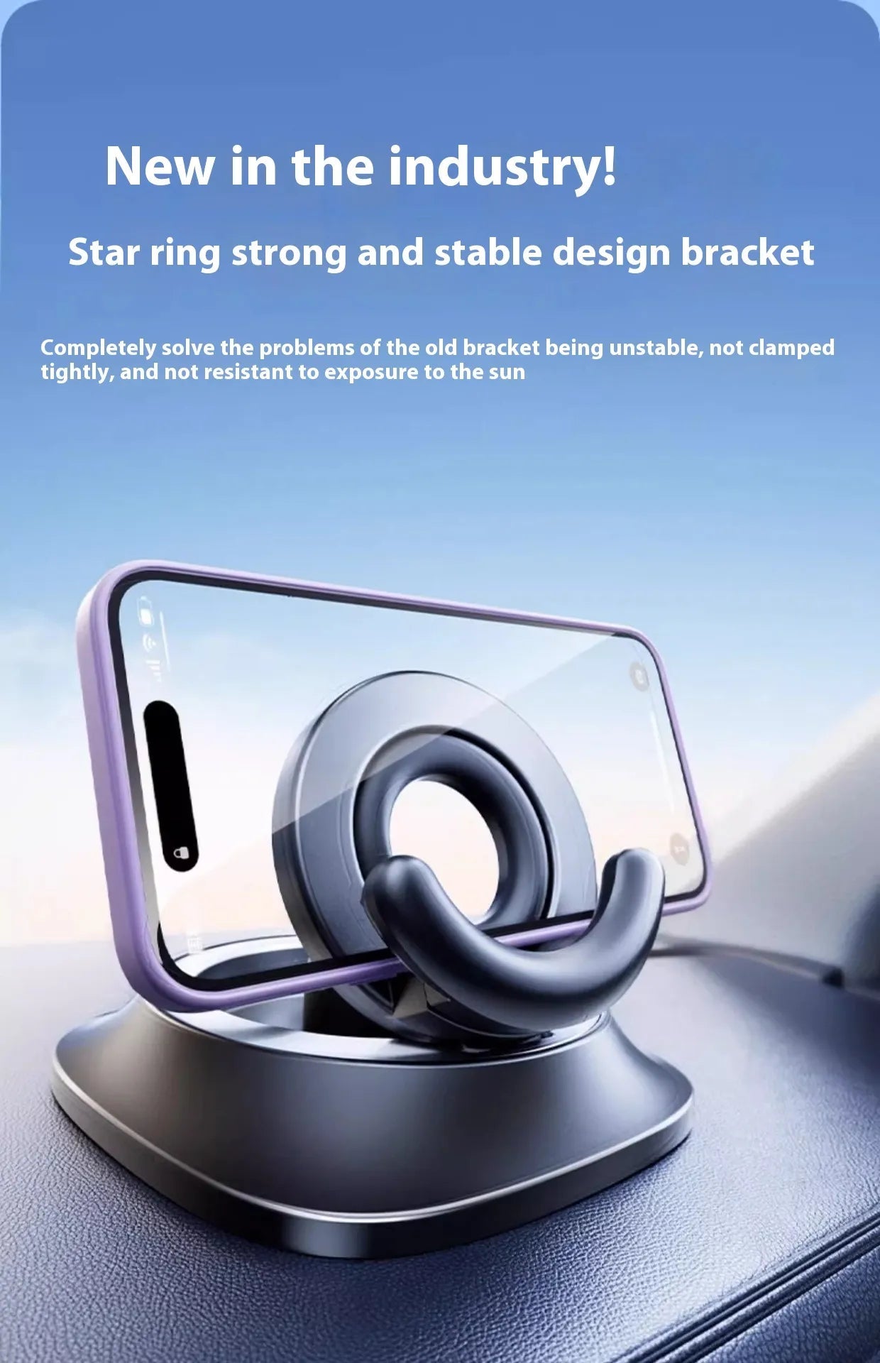 Adjustable Car Mount Magnetic Phone Holder - NovaNexa