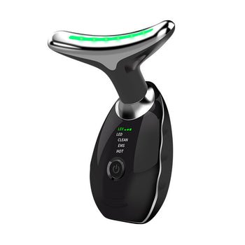 Beauty Facial Massager, 7 Color Wavy Acne Beauty Microcurrent Facial Device Skin Firming for Face Neck Beauty Device, - NovaNexa