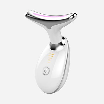Beauty Facial Massager, 7 Color Wavy Acne Beauty Microcurrent Facial Device Skin Firming for Face Neck Beauty Device, - NovaNexa
