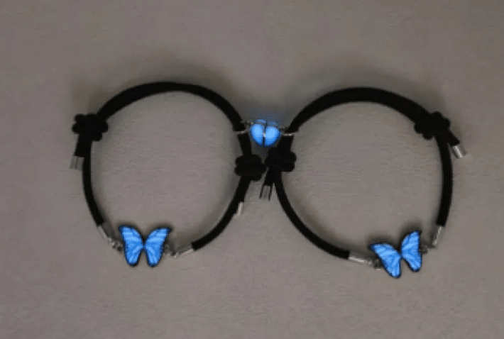 Blue Luminous Smart Butterfly Necklace - NovaNexa