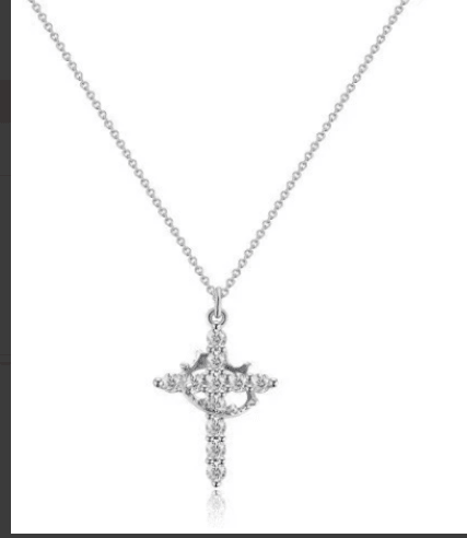 Crown Cross Necklace - NovaNexa