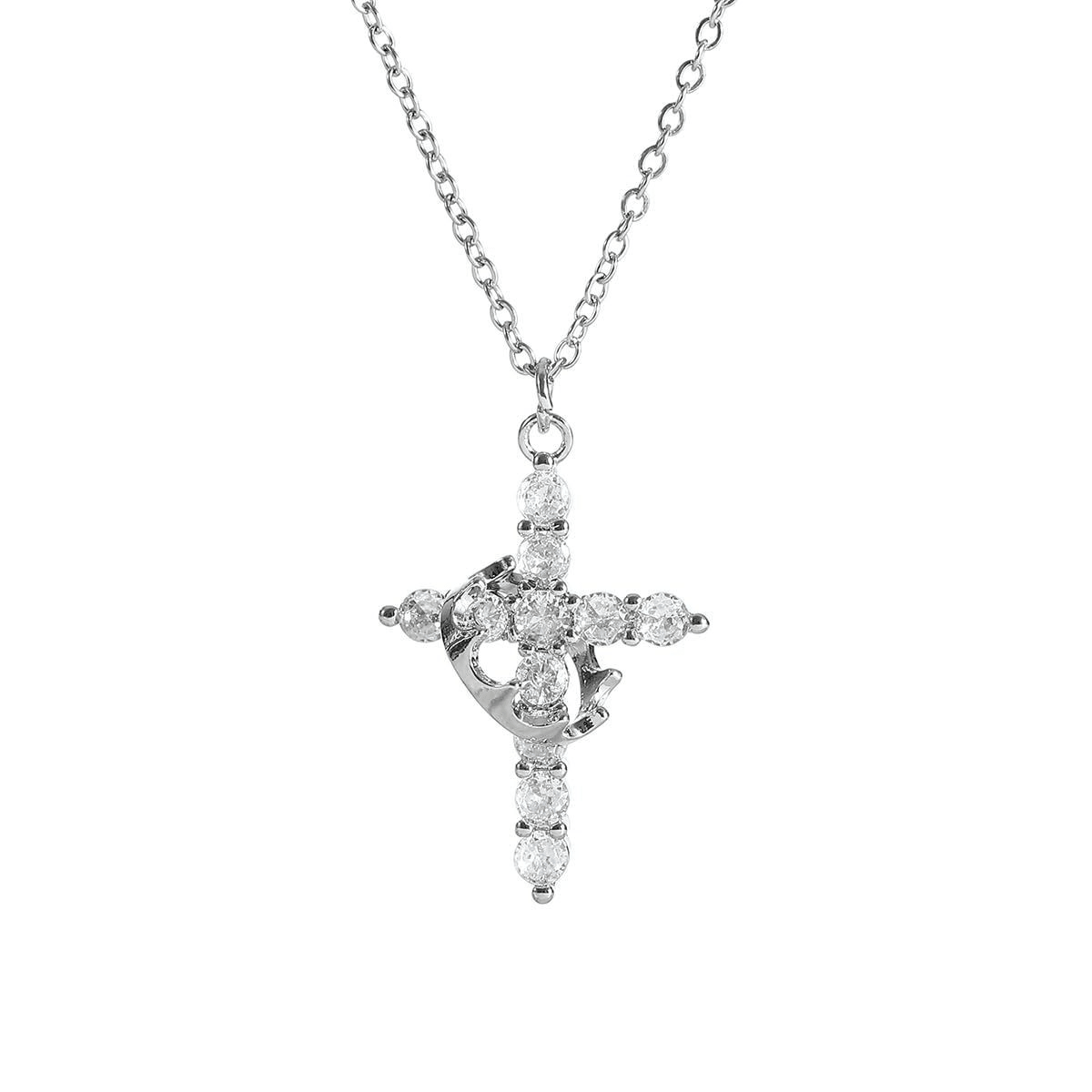 Crown Cross Necklace - NovaNexa