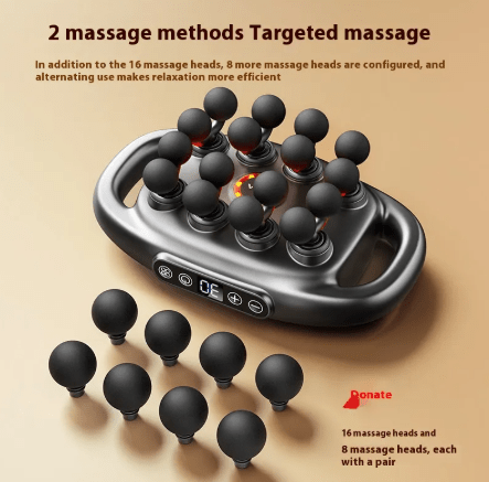 Deep Tissue Muscle Massage Gun, 8/16 Heads - NovaNexa
