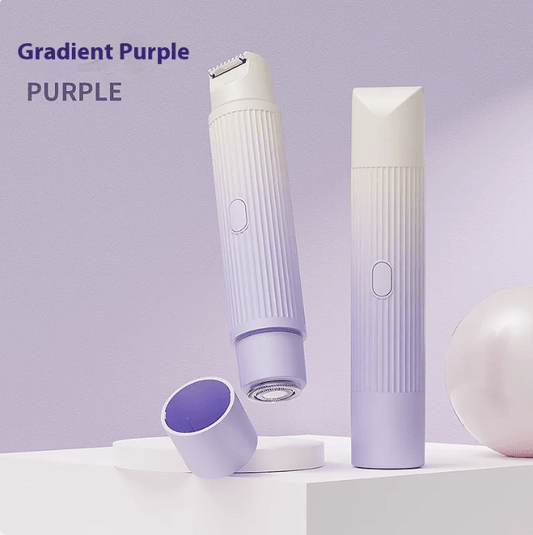 Dual-Head Electric Shaver Painless Women's Epilator Bikini Hair Removal Device Automatic Hair Trimmer Underarm Facial Lips Leg - NovaNexa