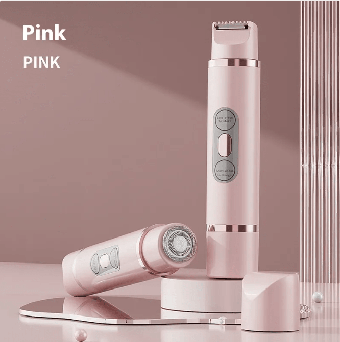 Dual-Head Electric Shaver Painless Women's Epilator Bikini Hair Removal Device Automatic Hair Trimmer Underarm Facial Lips Leg - NovaNexa