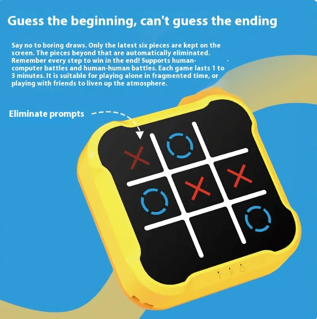 Educational Tic-Tac-Toe Toy for Kids - NovaNexa