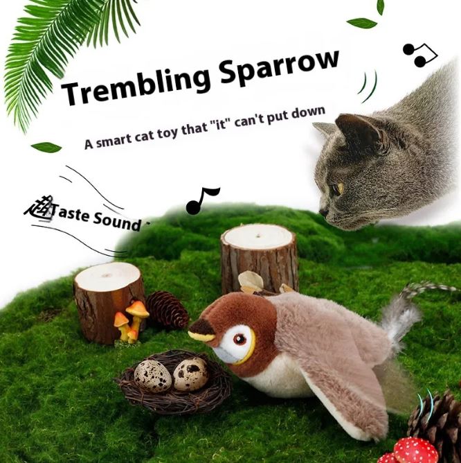 Flapping Bird Cat Toy - NovaNexa