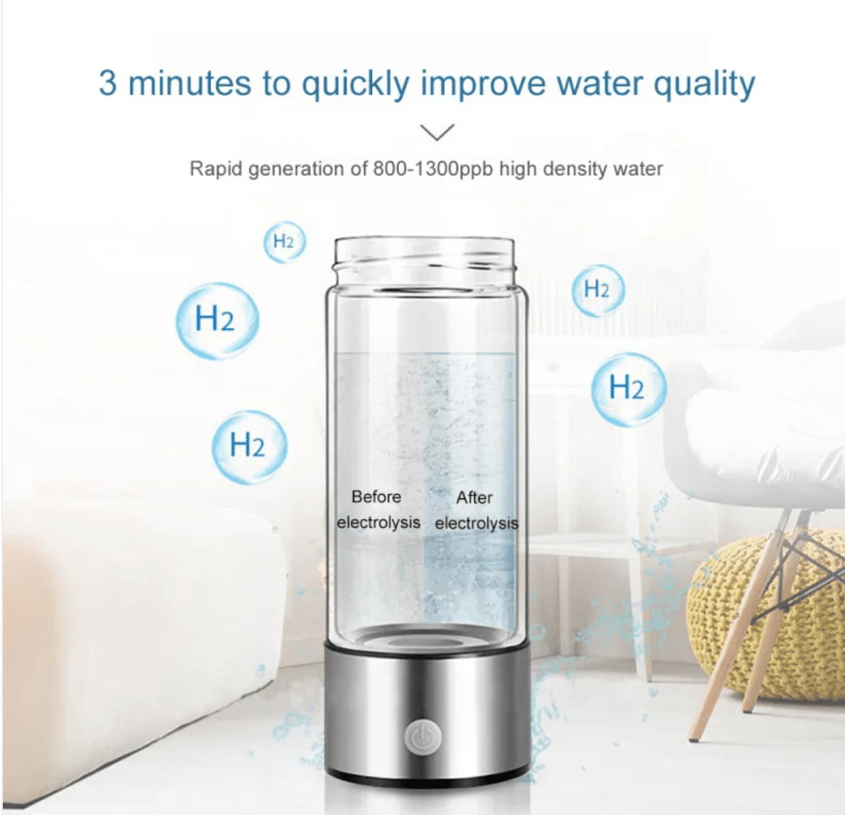 Hydrogen Water Cup - NovaNexa