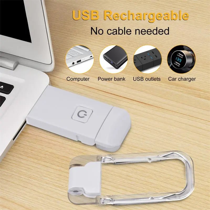 LED USB Rechargeable Book Light Reading Light Eye Protection - NovaNexa