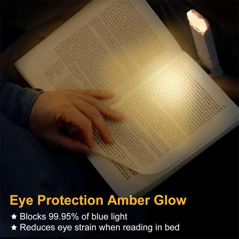 LED USB Rechargeable Book Light Reading Light Eye Protection - NovaNexa