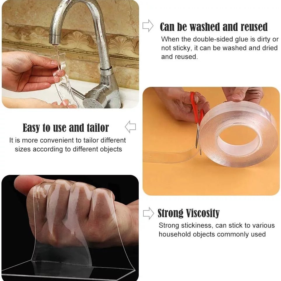 Nano Tape Double Sided Tape Transparent - NovaNexa