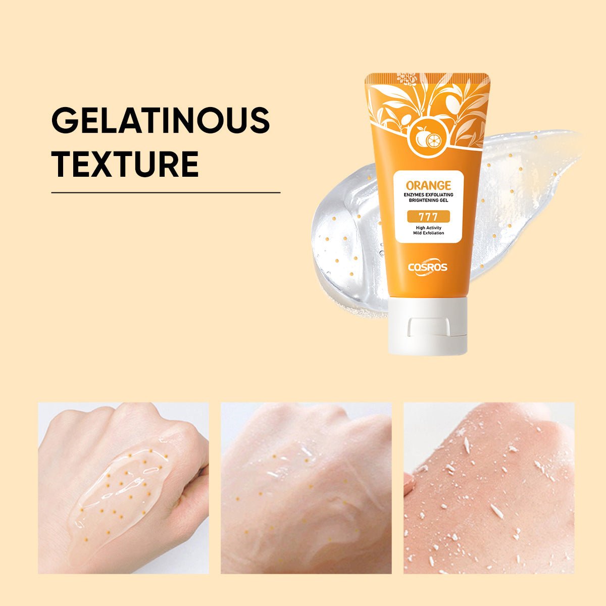 Orange Exfoliating Whitening Gel for Skin Care - NovaNexa