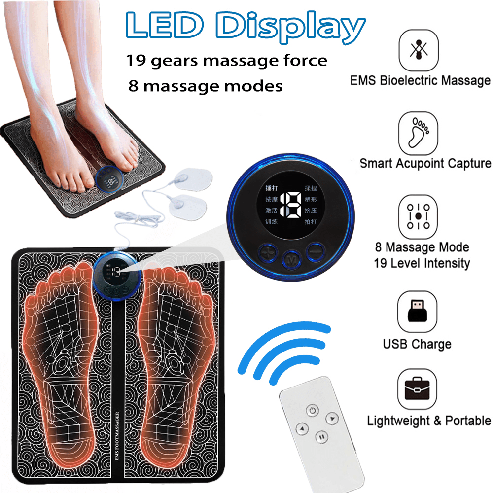 Rechargeable Foot Massage Pad - NovaNexa