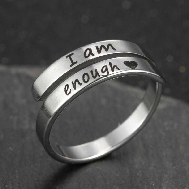 Retro Stainless Steel English Double Ring - NovaNexa