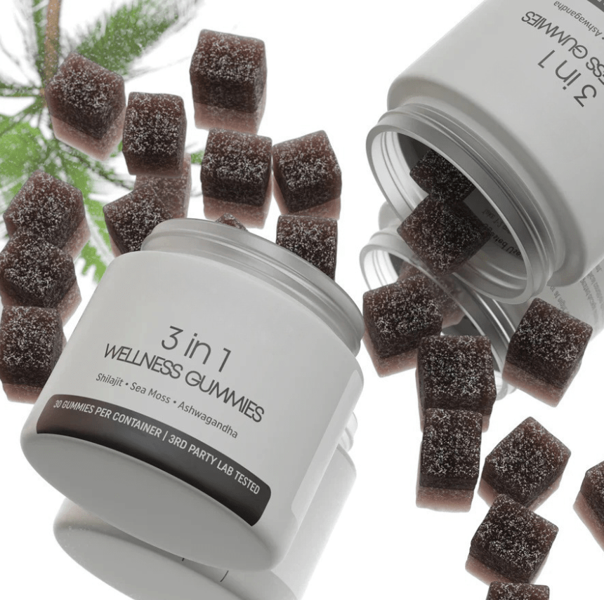 Shilajit 3-in-1 Gummies for Men - NovaNexa