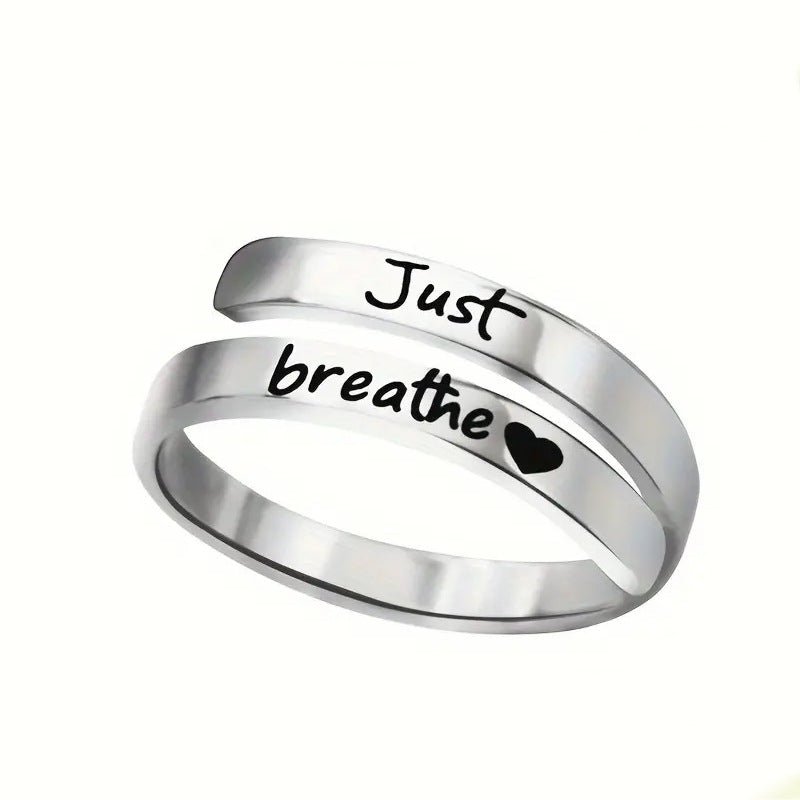 Silver Spiral Heart Ring - NovaNexa
