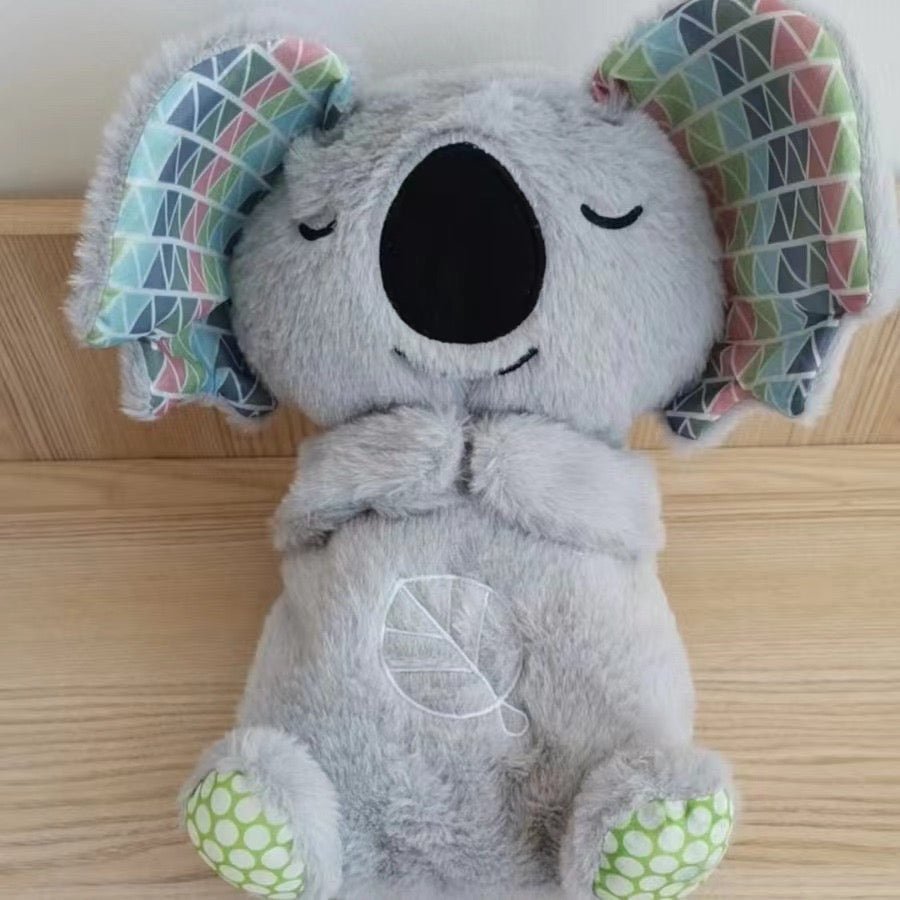 Sound Machine Soothe 'n Snuggle Otter Portable Plush Baby Toy with Sensory Details Music Lights & Rhythmic Breathing Motion - NovaNexa