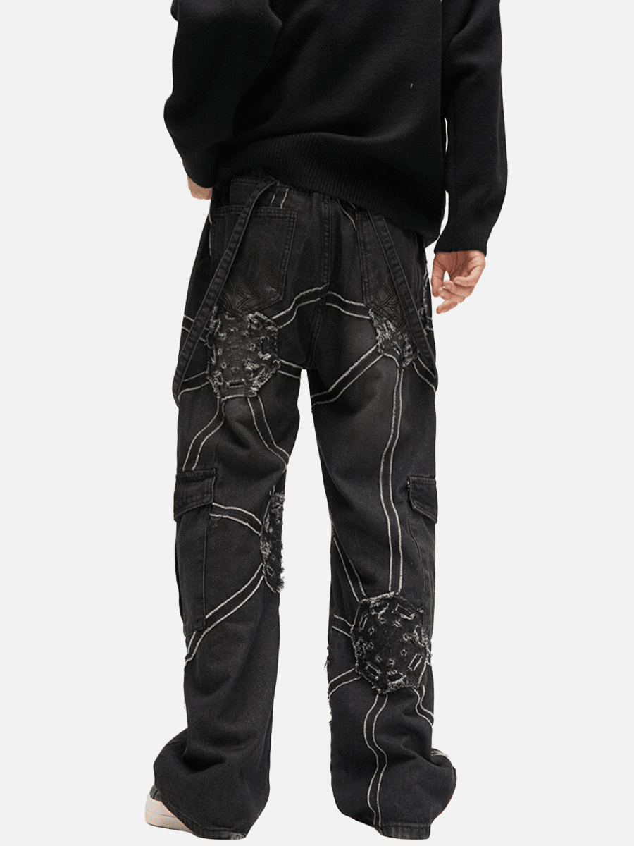 Spider Denim Pants - NovaNexa