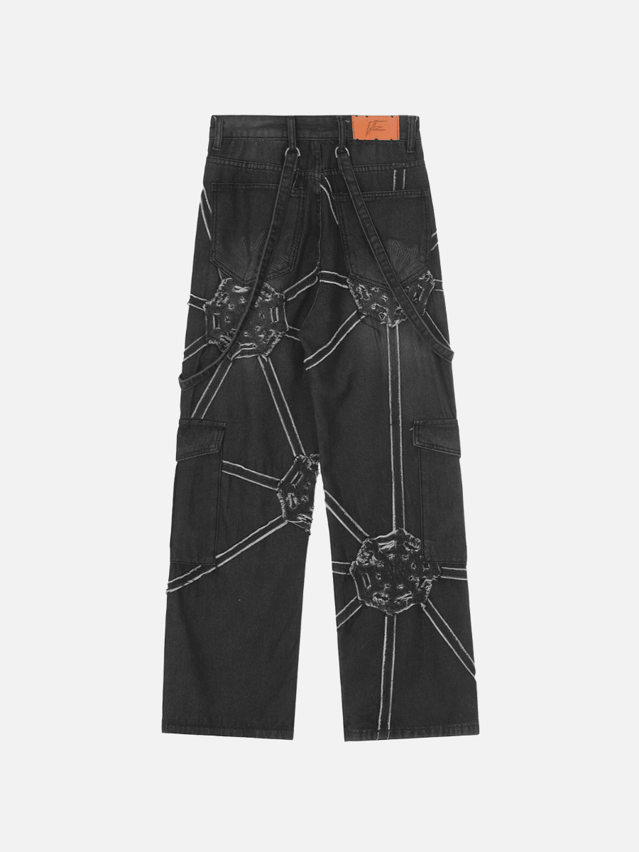Spider Denim Pants - NovaNexa