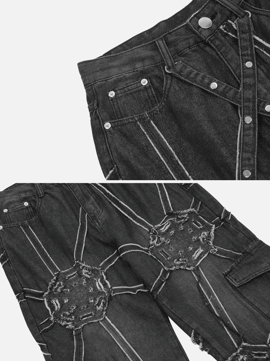 Spider Denim Pants - NovaNexa