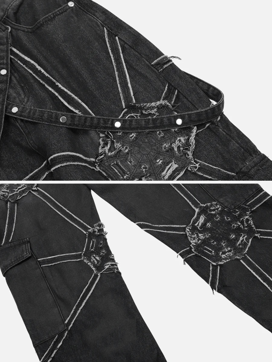 Spider Denim Pants - NovaNexa
