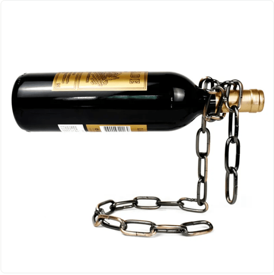 Suspension Chain Wine Rack Metal Holder - NovaNexa