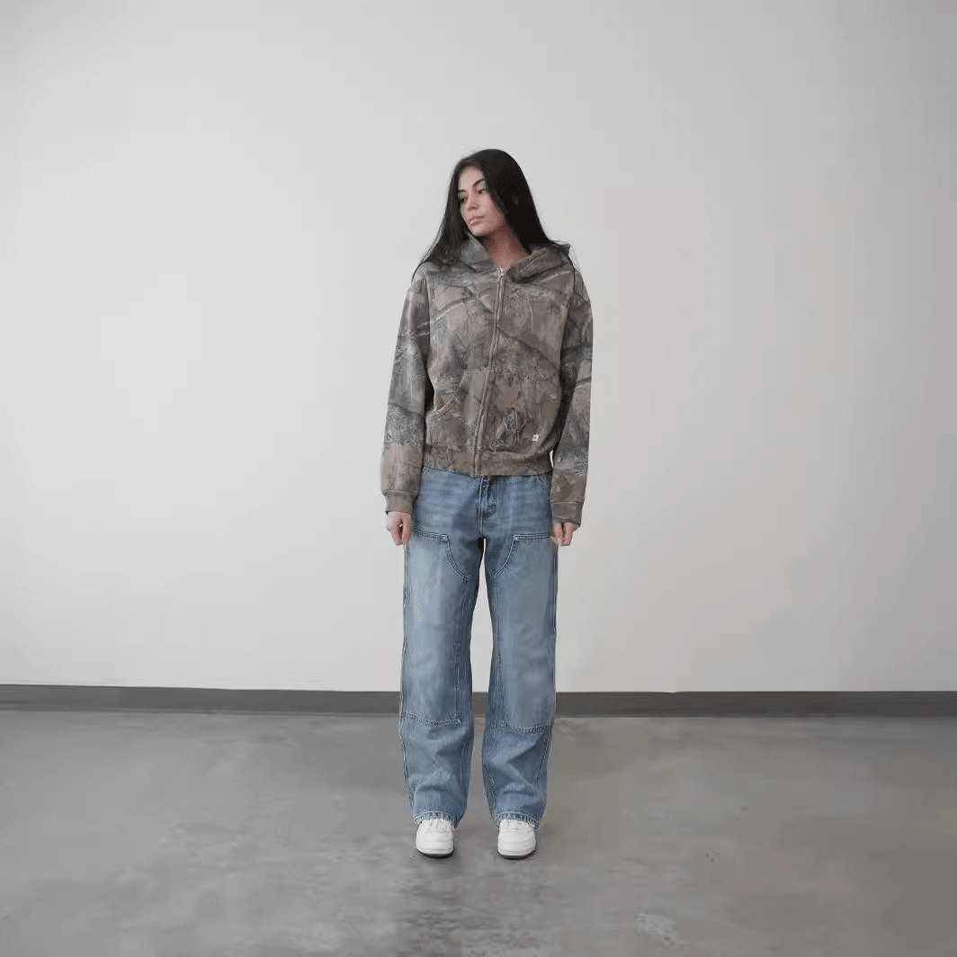Urban Camo Retro Hoodie - NovaNexa