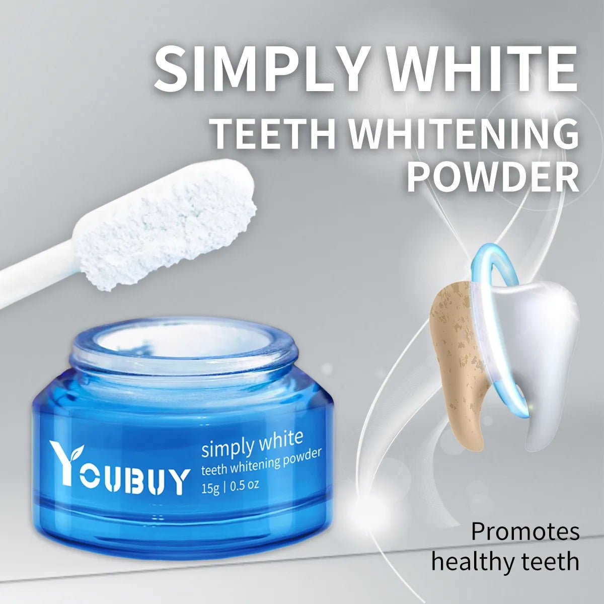 YOUBUY Teeth Whitening Brightening Powder - NovaNexa